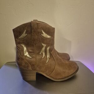 Jellypop Nash Brown Western Boots